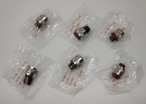 Cannon 192922-1260 Trident Connector, Std 12-08 Plug, TR1208PMS1NB, Lot of 6 - Picture 1 of 3