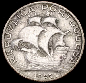 Portugal 2 and a 1/2 (Half) Escudo 1932 to 1951 (Choose the year) (GLIC-004G) - Picture 1 of 2