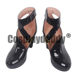 LOL Agony's Embrace K/DA Evelynn Cosplay Black High Heel Shoes S008 - Picture 1 of 4