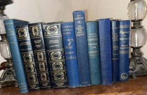 Vintage Decorator Books These Blue Gold Charles Lindbergh We 1927, 1940s +  Lot - Picture 1 of 3