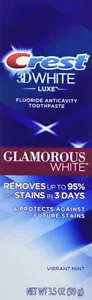 Crest 3D White Luxe Glamorous White Toothpaste, Vibrant Mint | 3.5 Oz - Picture 1 of 3
