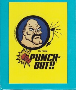 1989 Topps Nintendo Game Packs Sticker #3 Soda Popinski Raw Fresh From Pack!