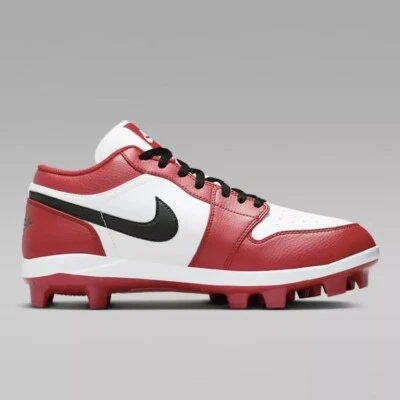 Botines de béisbol Nike Air Jordan 1 retro MCS Chicago CJ8524-611 para hombre rojo blanco Foto 1 de 4