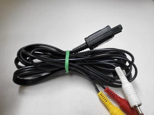 AUTÉNTICO CABLE DE AUDIO Y VIDEO AV NINTENDO 64 GAMECUBE/N64/SUPER SNES #J19 - Imagen 1 de 3