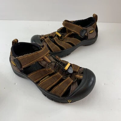 KEEN Kids Waterproof Sports Sandals Youth Size 1 Brown And Yellow - Image 1 of 4