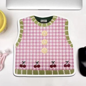Cute Stylish Sweater Printed Absorbent Mouse Pad Personalized Office Mouse Pad - Photo 1/25