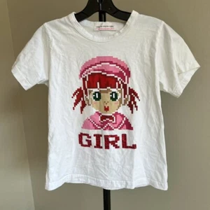 PLAY COMME DES GARCONS Strass Mädchen T-SHIRT Größe L - Bild 1 von 7