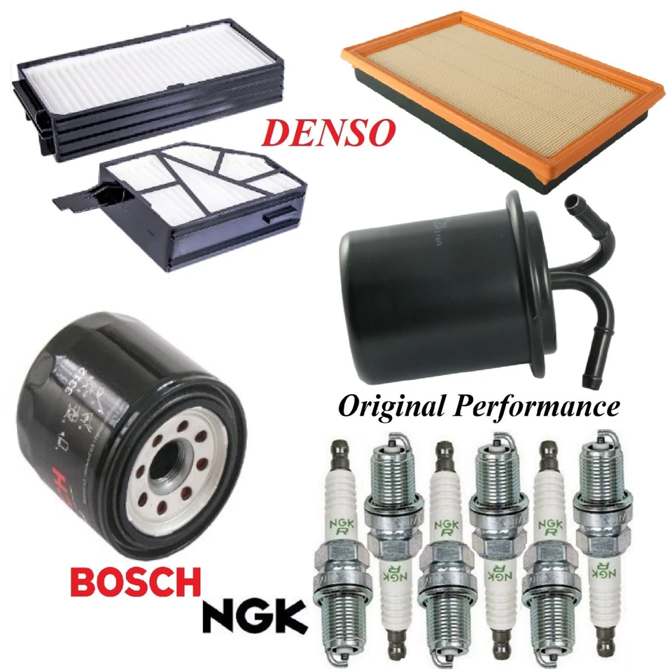 Tune Up Kit Filters Spark Plugs For SUBARU OUTBACK H6 3.0L 2001-2004 - Image 1 of 1