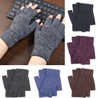 Winter Fingerless Gloves For Men Women Half Finger Writting Office Knitted Glove
