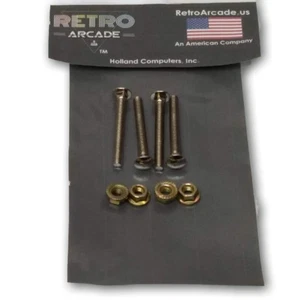 Arcade Mounting Bolt + Bolt 4x3.5cm Nut 4 cm four pack joysticks mounting panels - Picture 1 of 1
