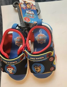 Paw Patrol Kleinkind Jungen Größe 6 Sandale Schuhe Outdoor Strand Pool Cartoon - Bild 1 von 4