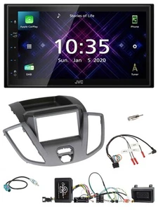 JVC DAB 2DIN Lenkrad Bluetooth USB Autoradio für Ford Transit V363 2014-16 PDC s - Bild 1 von 13