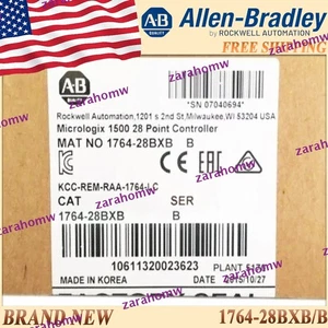 Brand New 1764-28BXB/B MicroLogix1500 Controller 176428BXB serB AB Free Ship US - Picture 1 of 8