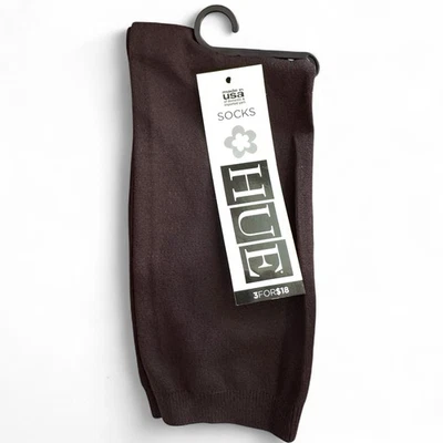 HUE Solid Brown Body Sock Womens One Size Fits Most - Image 1 of 3