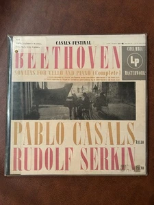 Beethoven/Casals/Serkin-Sonatas for Cello and Piano Complete SL201 Vinyl 12'' - Picture 1 of 3