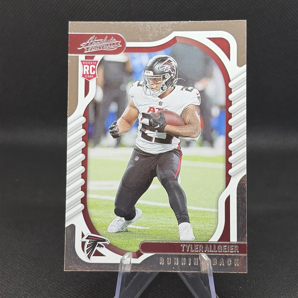 2022 Panini Absolute - Rookies Tyler Allgeier #198 (RC) Falcons - Image 1 of 1
