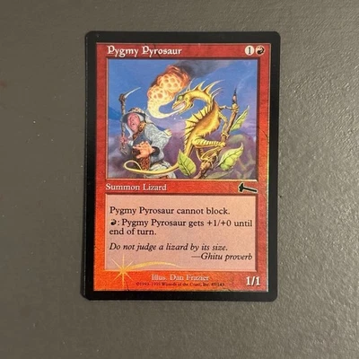 Pygmy Pyrosaur FOIL Urza's Legacy NM Red Common Magic: The Gathering - Image 1 of 3