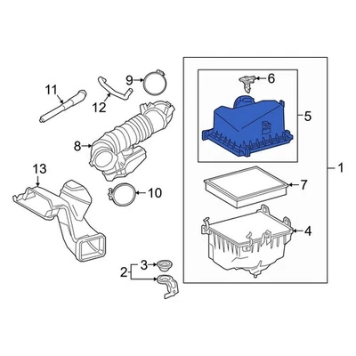 For Lexus ES350 2019-2024 Lexus 17705F0010 Air Cleaner Cover - Изображение 1 из 3