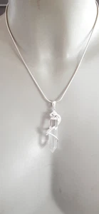 SILBER ANHÄNGER / SILBERKETTE ° 925 / ooo ° DRACHE ° BERGKRISTALL °Silberschmuck - Bild 1 von 12