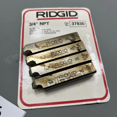 RIDGID HS 65r new old stock pipe, threading bits - Image 1 of 4