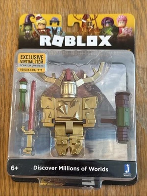 NUEVO EN CAJA ROBLOX Fantastic Frontier: Gold Corrupted Knight Mini Código de Artículo Virtual Foto 1 de 2