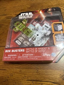 Star Wars Box Busters Battle of Naboo and Battle of Hoth Play Set by Spinmaster - Picture 1 of 6