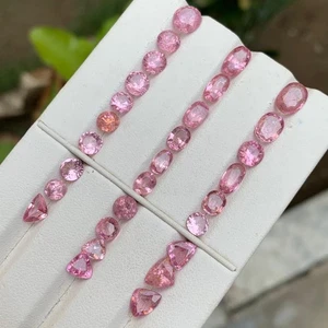22.90 Carats Pink Spinel Lot Mix Shape Natural Tajikistan Loose Gemstone - Picture 1 of 13