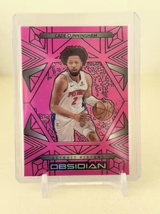Grabado eléctrico rosa/49 pistones Panini Obsidian Cade Cunningham #18 2024-25 - Imagen 1 de 2