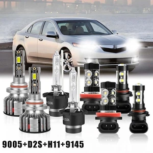 Kit de faros antiniebla DRL delanteros LED HID para Acura TSX 2009 2010 - 8 PIEZAS - Imagen 1 de 22