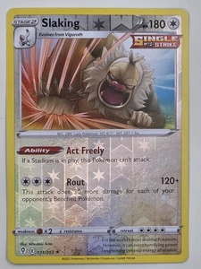 Slaking - 131/203 - SWSH07: Evolving Skies - POKEMON REVERSE HOLO - Picture 1 of 1