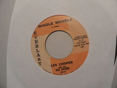 Les Cooper and the Soul Rockers - Wiggle Wobble 7" Single 45 RPM Everlast - Image 1 of 4