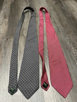 Lote de dos corbatas Ralph Lauren vintage Foto 1 de 3