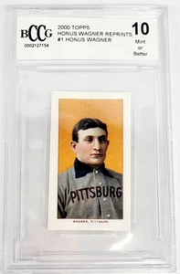 BECKETT GRADED 💎 GEM MINT 10 Honus Wagner T-206 2000 Topps Fanfest RC REPRINT - Picture 1 of 2