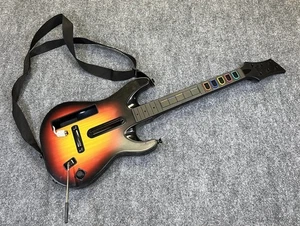 Nintendo Wii Red Octane Sunburst FULLY TESTED Guitar Hero Controller - Picture 1 of 8
