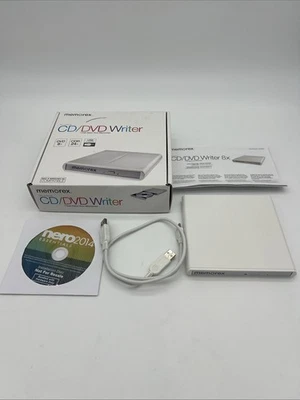 MEMOREX CD/DVD Writer  - Slim External DVD 8x CDR 24x USB Powered Open Box - Image 1 of 4