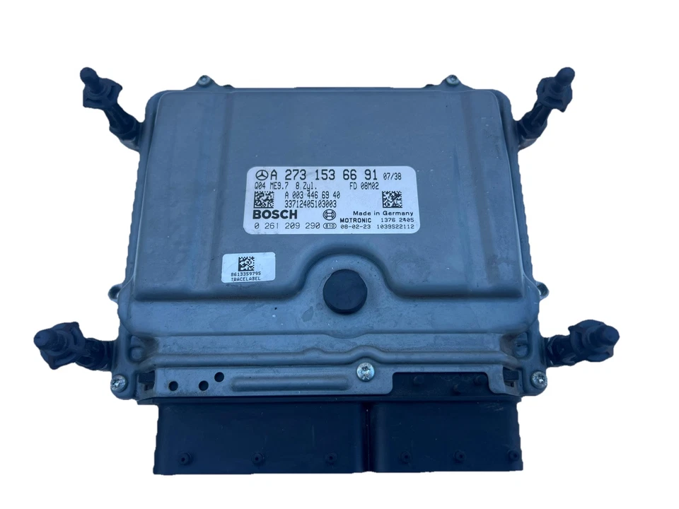 2007-2011 MERCEDES BENZ CL550 S550 E550 ДВИГАТЕЛЬ КОМПЬЮТЕР ECU ECM A 273 153 66 91 - Изображение 1 из 1