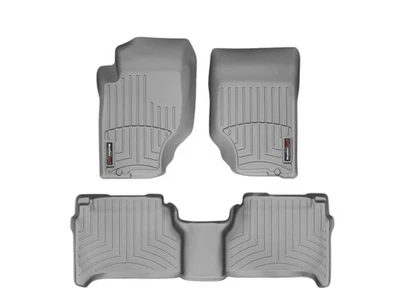 Revestimiento de piso WeatherTech para Kia Sorento 2003-2009 - 1ª y 2ª fila, gris Foto 1 de 4