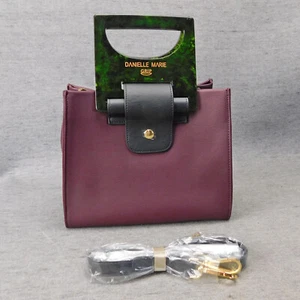 Danielle Marie Grip kastanienbraune Handtasche mit Schultergurt Neu ohne Etikett & unbenutzt - Bild 1 von 11