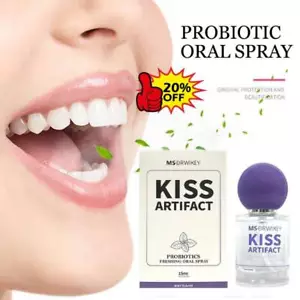 MS DRWIKEY KISS ARTIFACT Probiotic Oral-Spray - Improve Teeth G ums Bad Breath - Picture 1 of 9