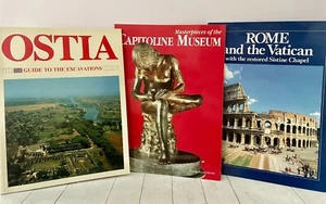 3 ALTE ROM ITALIEN REISE- & MUSEUMSFÜHRER OSTIA, KAPITOLINE, VATIKAN PBKs - Bild 1 von 4