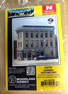 Spur N Woodland Scenics DPM #50700 ECKAPOTHEKER Bausatz - Bild 1 von 6