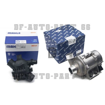 Bomba de agua eléctrica OEM + kit de termostato para BMW 328i 528i 530xi 525xi X3 X5 Foto 1 de 4
