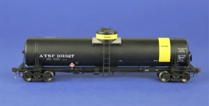 HO GATC Tank Car, ATSF #101327, Yellow band gasoline service early lettering - Picture 1 of 1