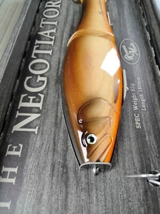 LTD Roman Made Negotiator from Japan Big Glide wood swimbait lure NIP new HTF 3 - Picture 1 of 15