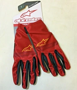 Alpinestars Cycling Gloves Aspen Pro Lite Red Small New with Tags - Picture 1 of 5