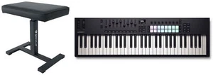 Novation LAUNCHKEY 49 MK4 49-Key USB MIDI Ableton Live Keyboard Controller+Bench - Picture 1 of 11