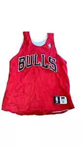 Vintage 90s Chicago Youth Med. Don Alleson Athletic Reversible Jersey Red/white - Picture 1 of 6