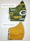 TWO FACE MASKS, 2 PACK-Green Bay Packers and Wisconsin Badgers Fitted Face Mask