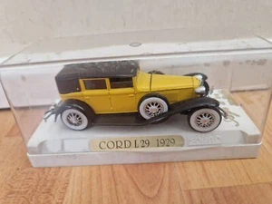 1/43 SOLIDO AGE D'OR - CLASSIC 1929 CORD L29 YELLOW DIECAST CAR - Picture 1 of 3