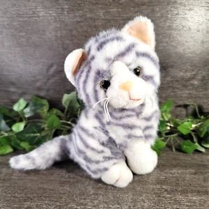 Vintage Dan Dee Collectors Choice Grey/White Tabby Cat Plush. Kitty Cat. - Picture 1 of 9